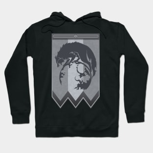 Fire Emblem 3 Houses: Ashen Wolves Banner (Grey) Hoodie